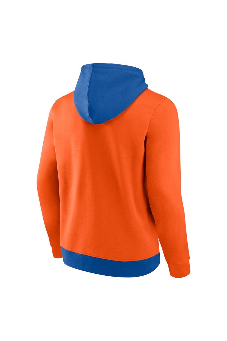 Men's Fanatics Branded Royal/Orange New York Mets Chip In Pullover Hoodie, Alternate, color, Royal