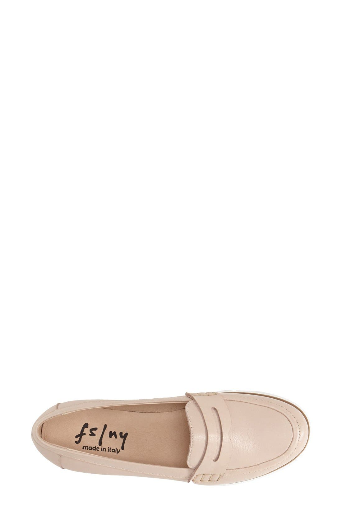 'Oriole' Penny Loafer, Main, color, NATURAL