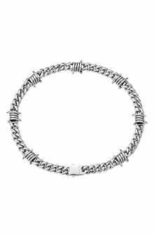 Barbed Wire Chain Necklace