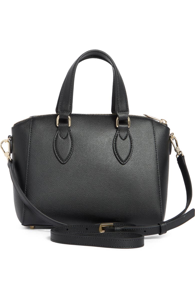 Furla Minerva Mini Satchel Tote Bag, Alternate, color, Nero