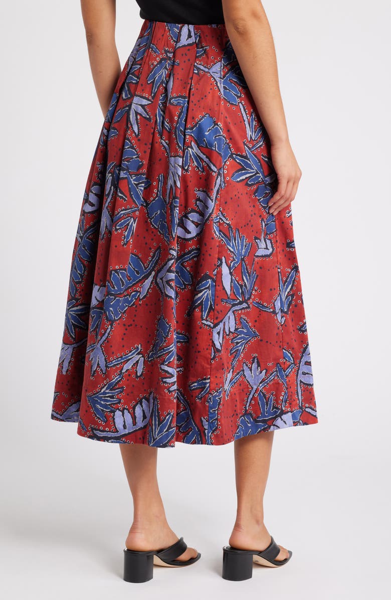 NIC+ZOE Autumn Leaves Maxi Skirt, Alternate, color, Red Multi
