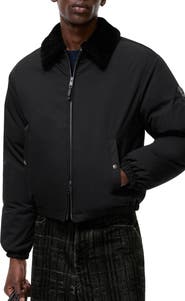 Burberry Nylon Cotton Farnborough Aviator Jacket