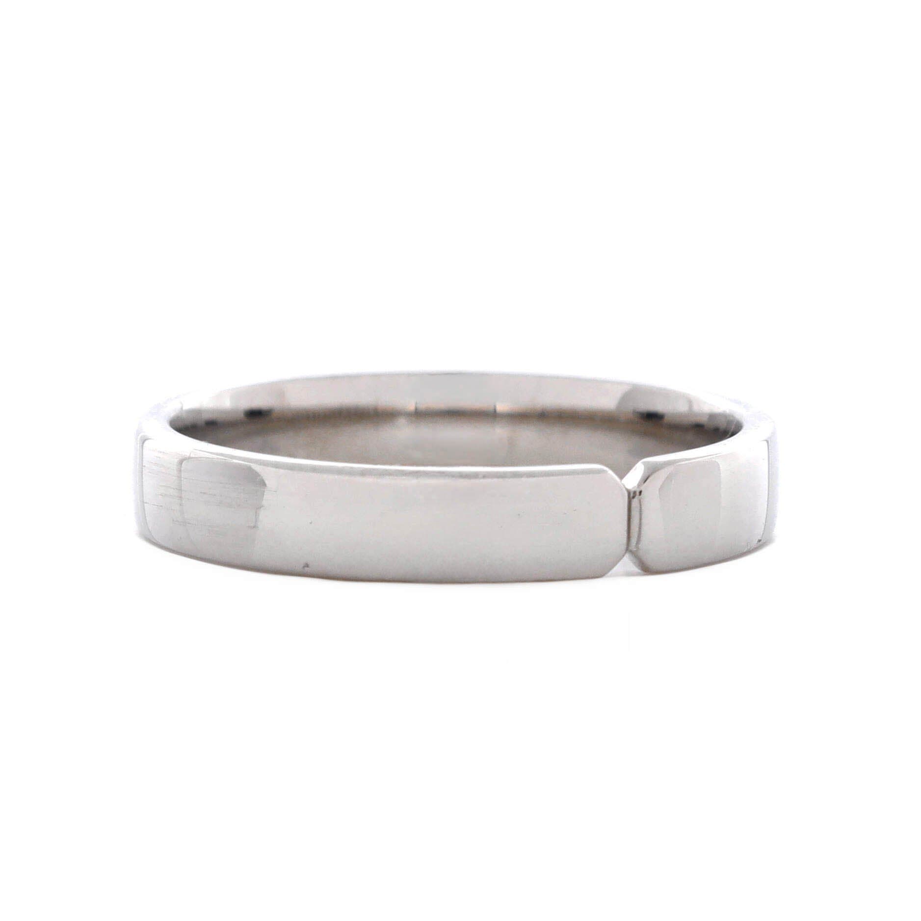 Ever Kelly Wedding Band Ring Platinum, Alternate, color, Metallic Silver