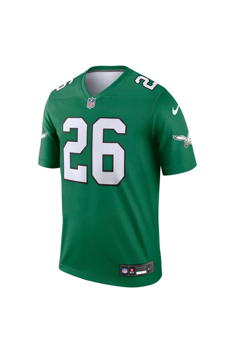 Men's Nike Saquon Barkley Kelly Green Philadelphia Eagles Alternate Legend Jersey, Alternate, color, Kelly Green