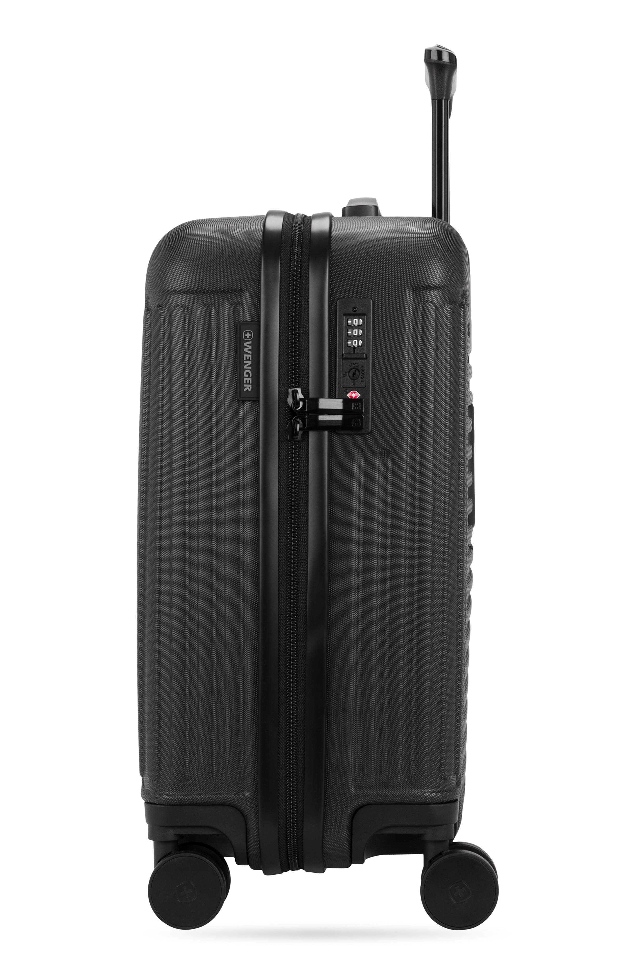 SWISSGEAR 20-Inch Carry-On Hardside Luggage, Alternate, color, Black