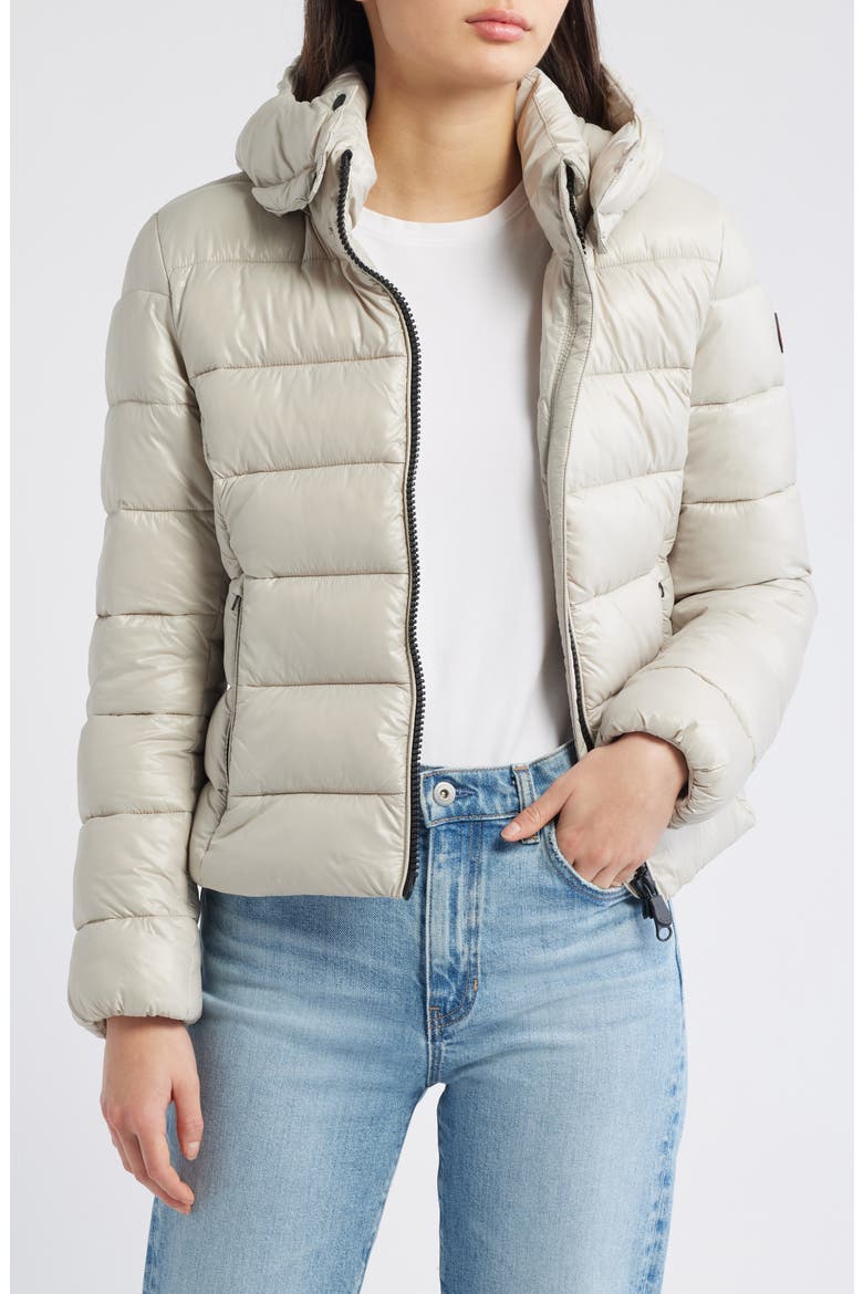 Cosmary Water Resistant Insulated Puffer Jacket, Main, color, RAINY BEIGE
