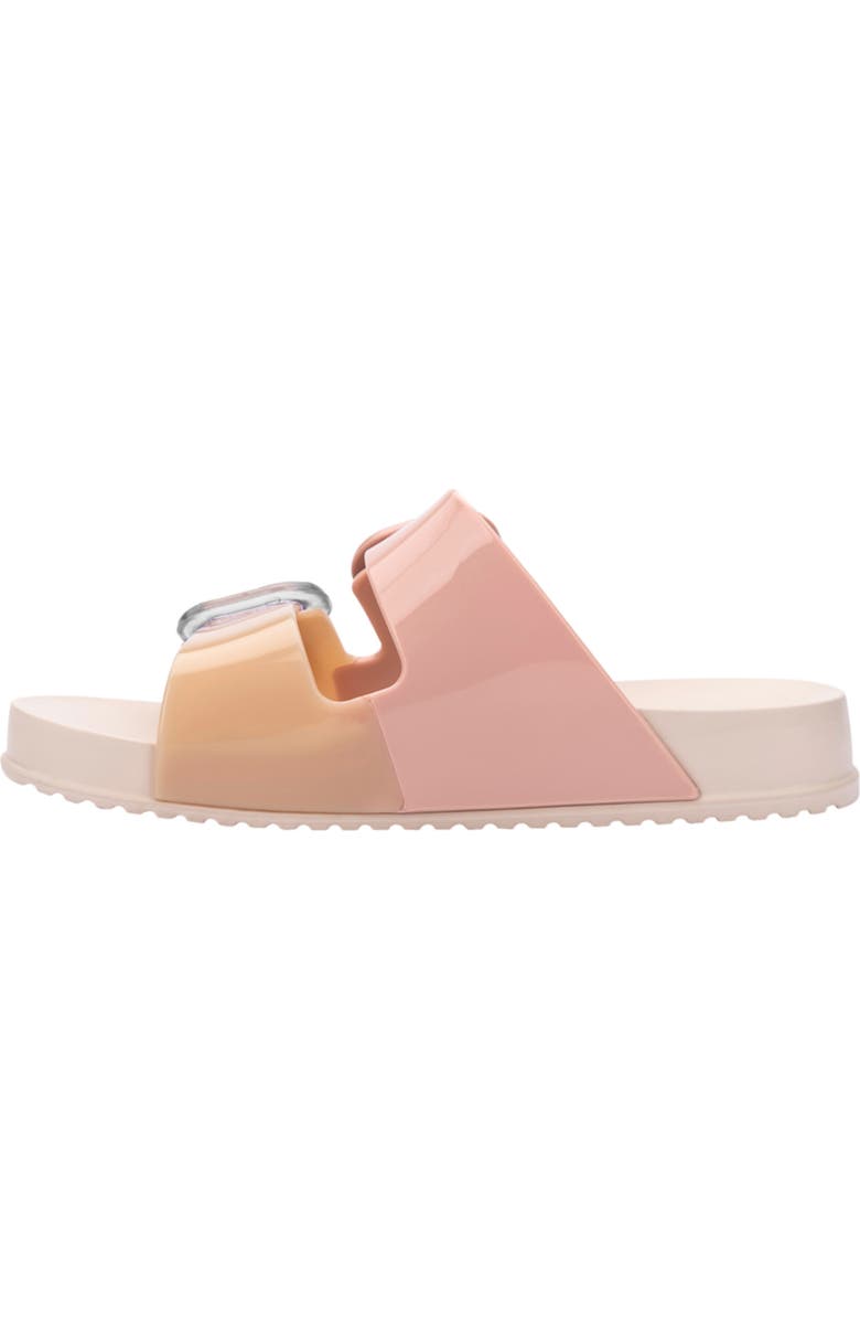 Mini Melissa Kids' Mini Cozy Slide Sandal, Alternate, color, Pink/Beige