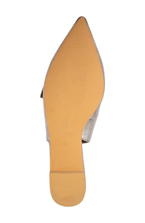 Shushop Audrey Pointed Toe Slingback Flat