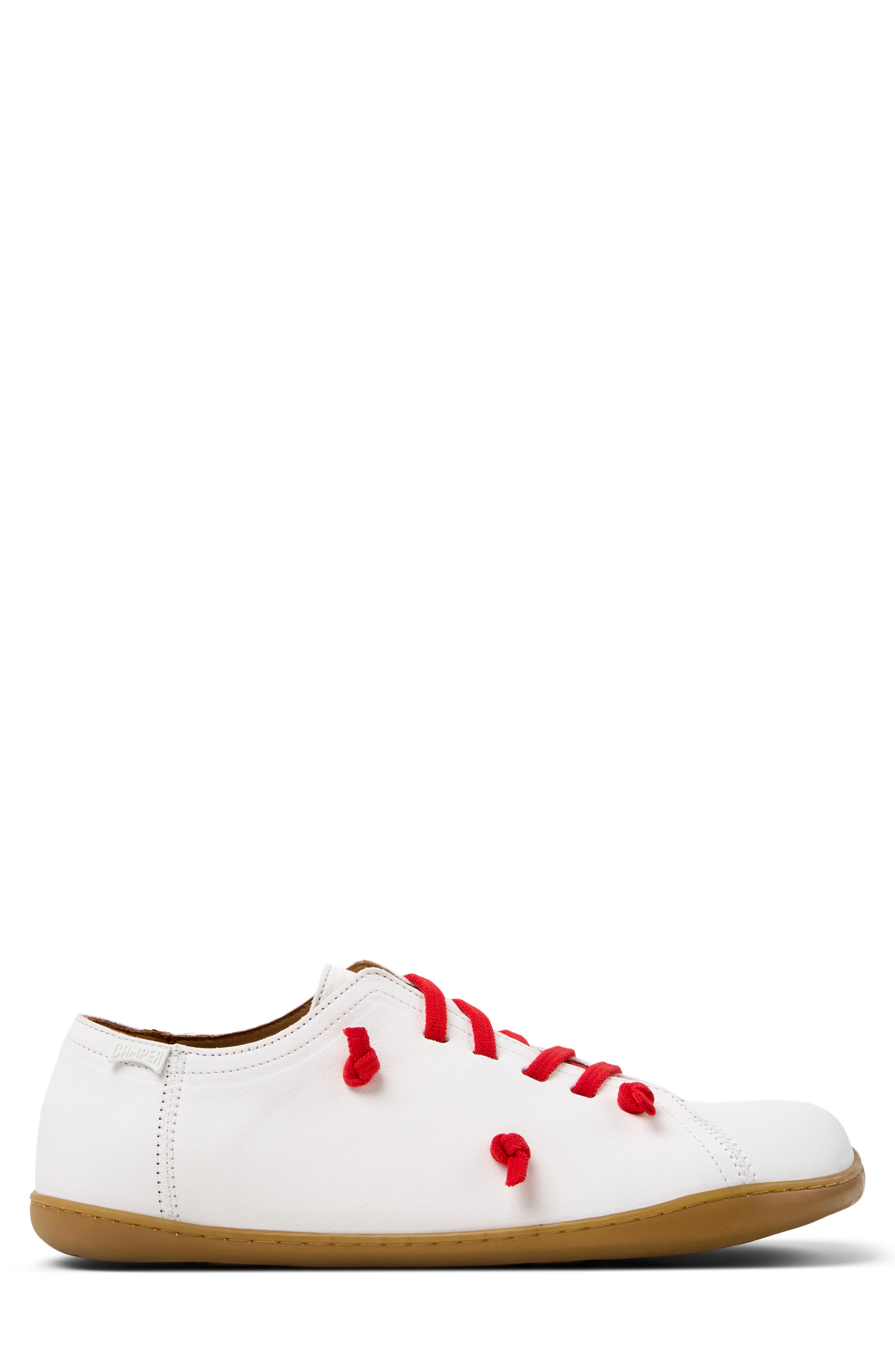 Camper Twins Mismatched Leather Sneaker, Alternate, color, White Natural