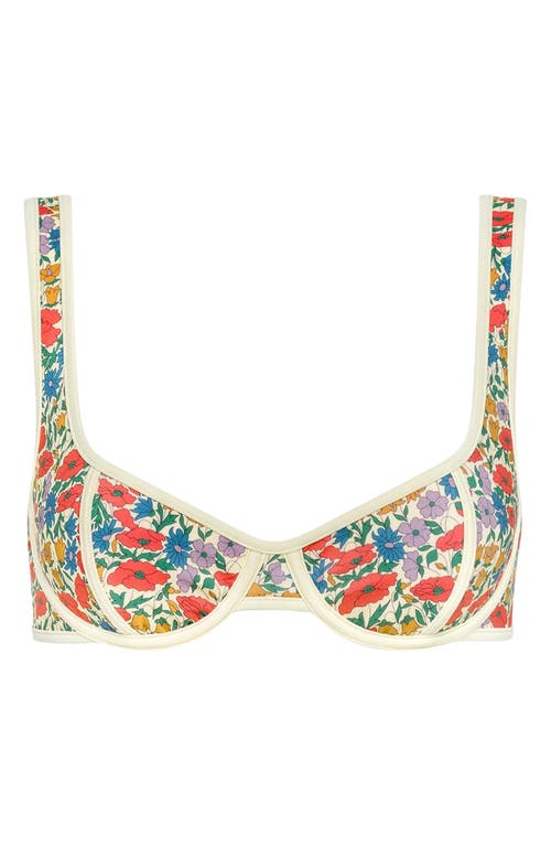 Montce Romby Underwire Bikini Top In Multi