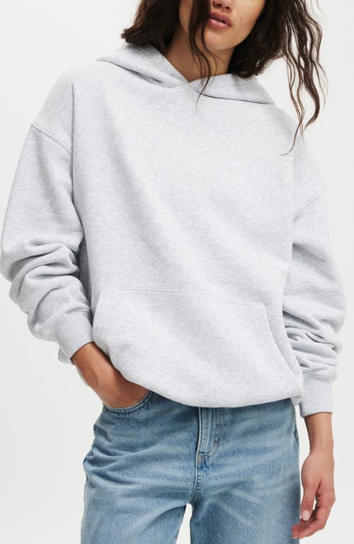 Cotton On Classic Fleece Hoodie In Soft Grey Marle