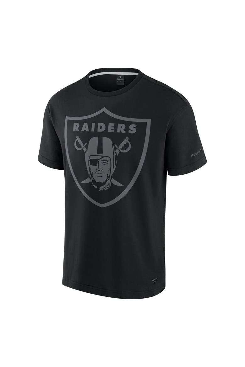 Unisex Fanatics  Black Las Vegas Raiders Elements Iconic T-Shirt, Alternate, color, Black