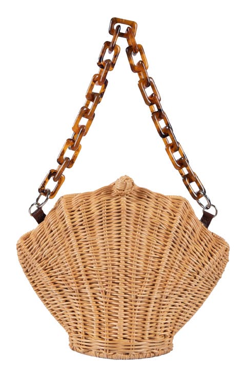 Shellie Shell Basket Bag
