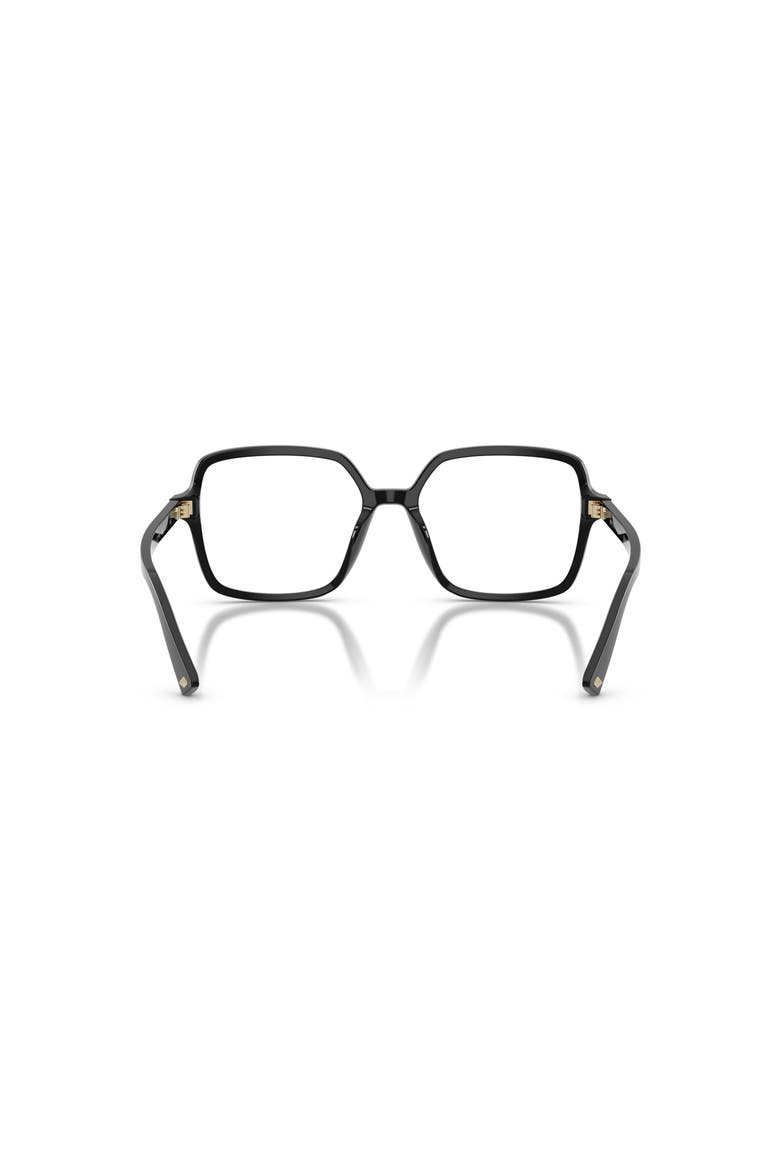 53mm Square optical glasses, Alternate, color, Black