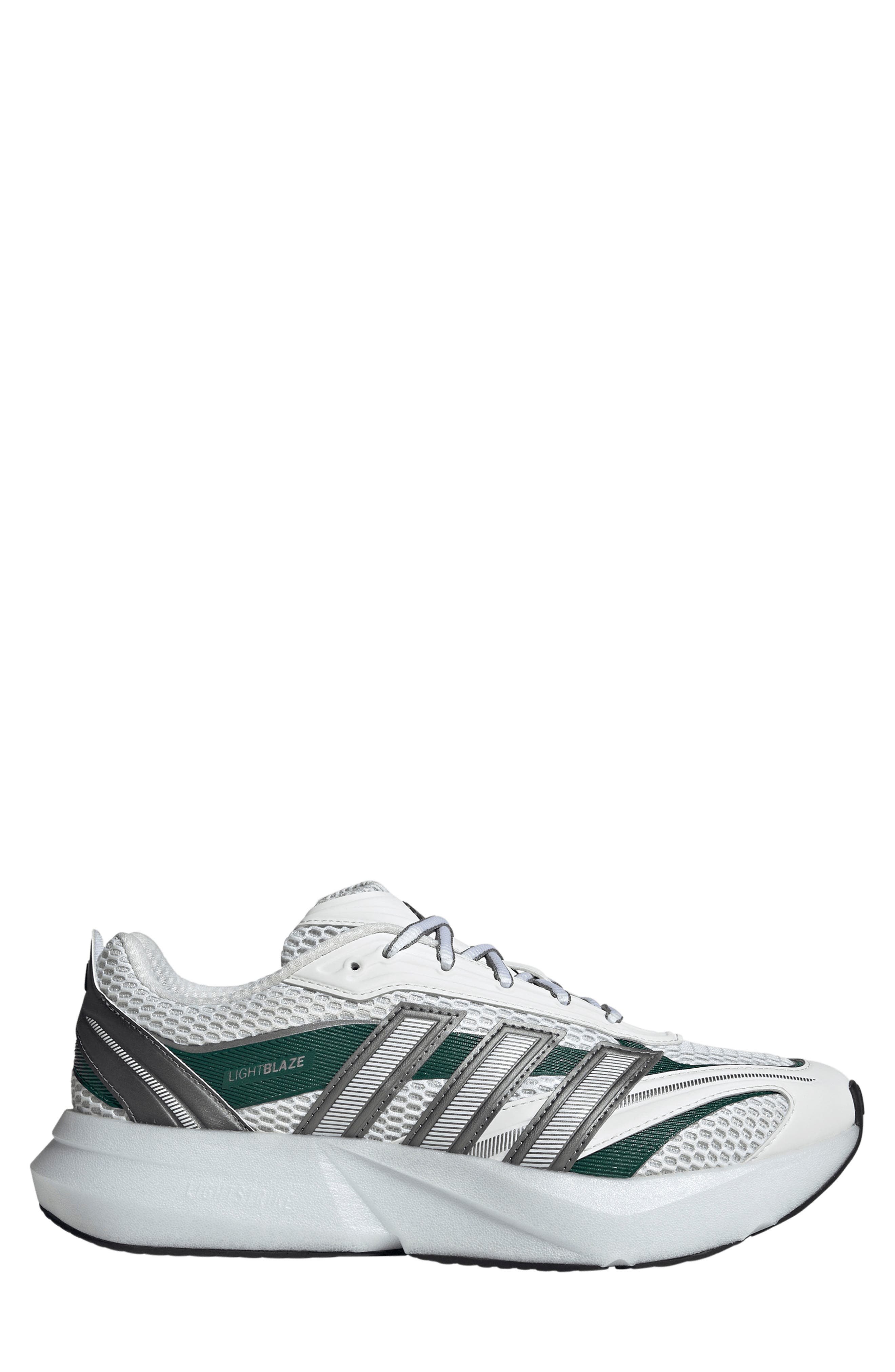 Lightblaze Glow Sneaker, Alternate, color, WHITE/ IRON MET/ GREEN