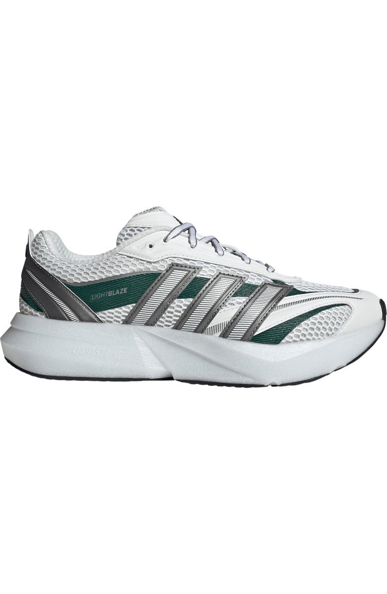 adidas Lightblaze Glow Sneaker, Alternate, color, White/ Iron Met/ Green