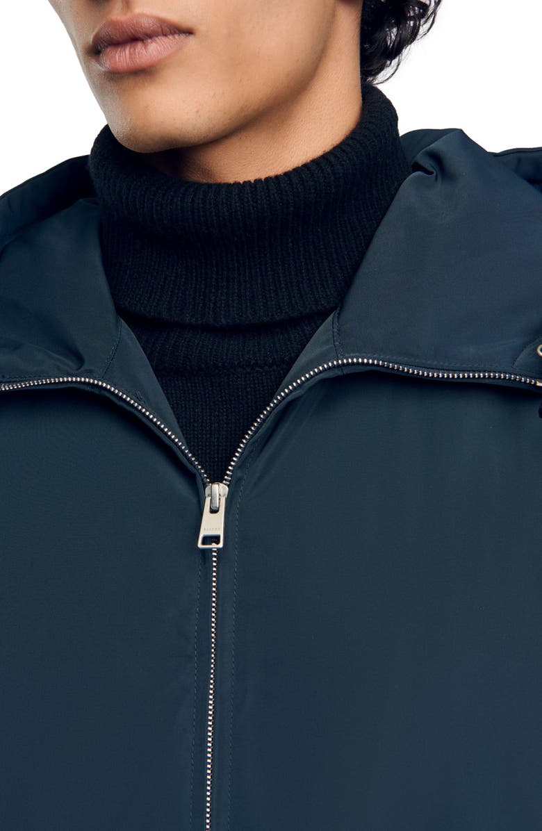 SANDRO Hooded jacket, Alternate, color, 