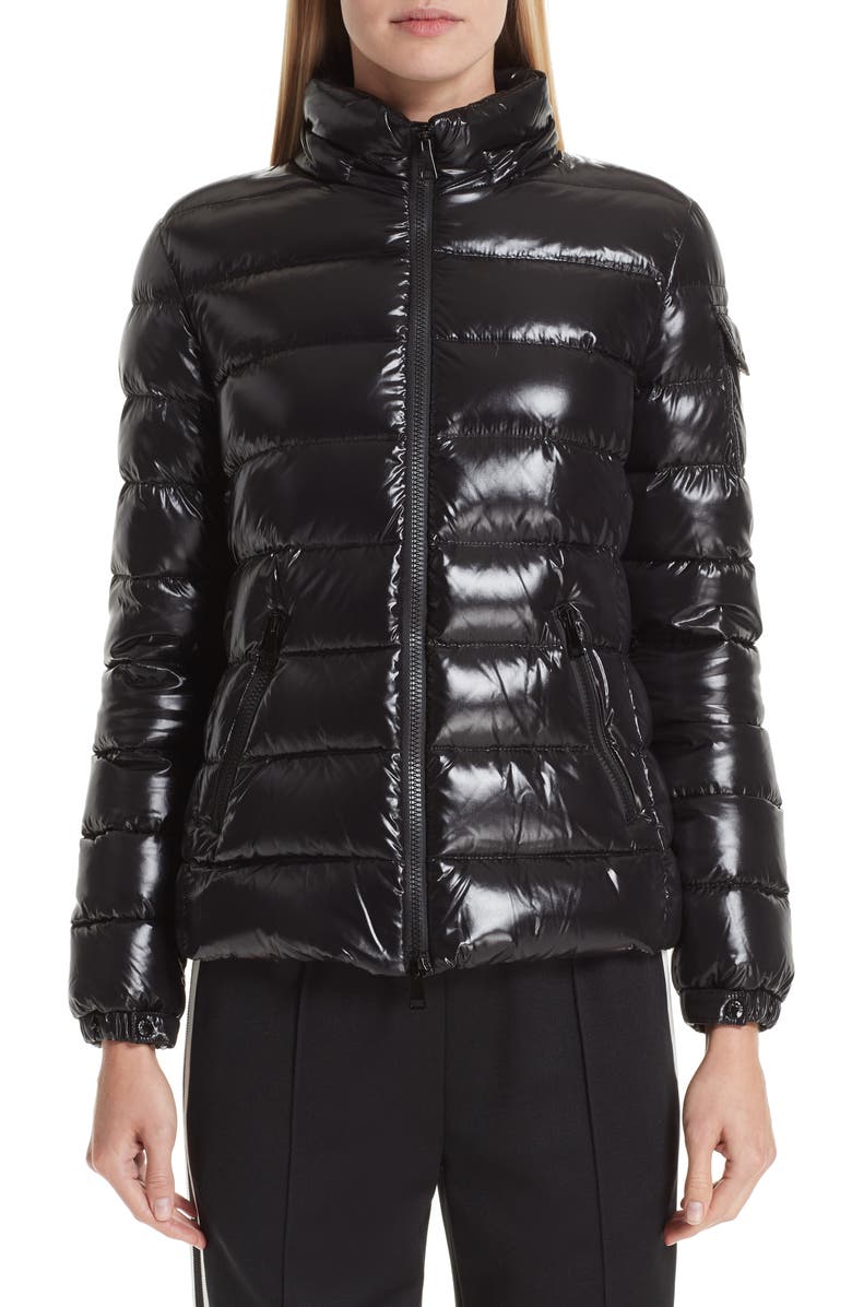 Moncler Badyfur Down Puffer Jacket with Detachable Genuine Fox Fur Trim, Alternate, color,
