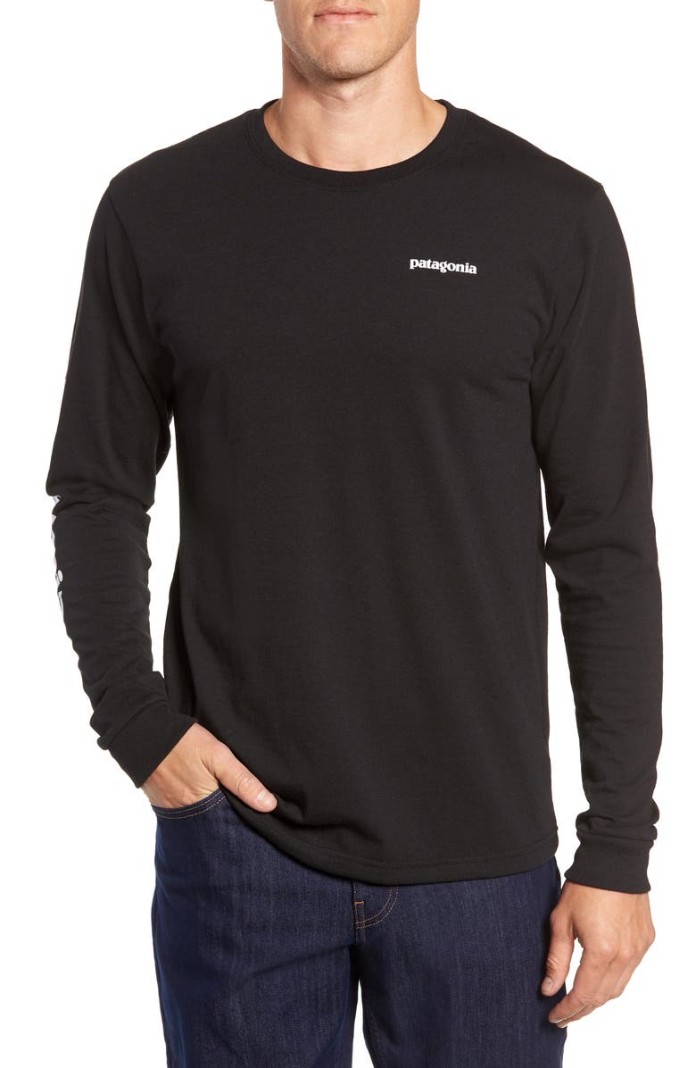Patagonia Long Sleeve Logo T-Shirt, Main, color,