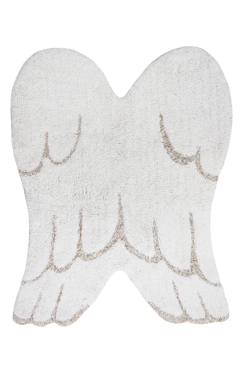 Lorena Canals Mini Wings Washable Cotton Blend Rug, Main, color, 