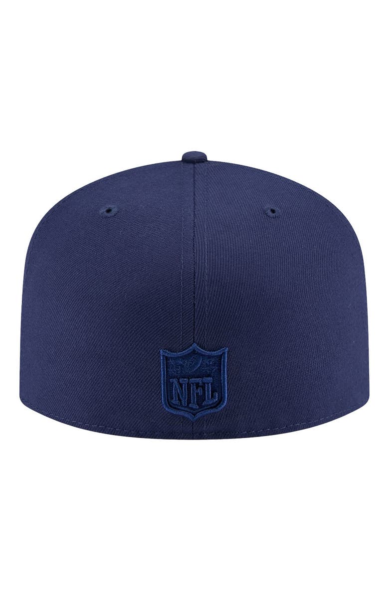 New Era Men's New Era Navy New England Patriots Color Pack A-Frame 59FIFTY Fitted Hat, Alternate, color, 