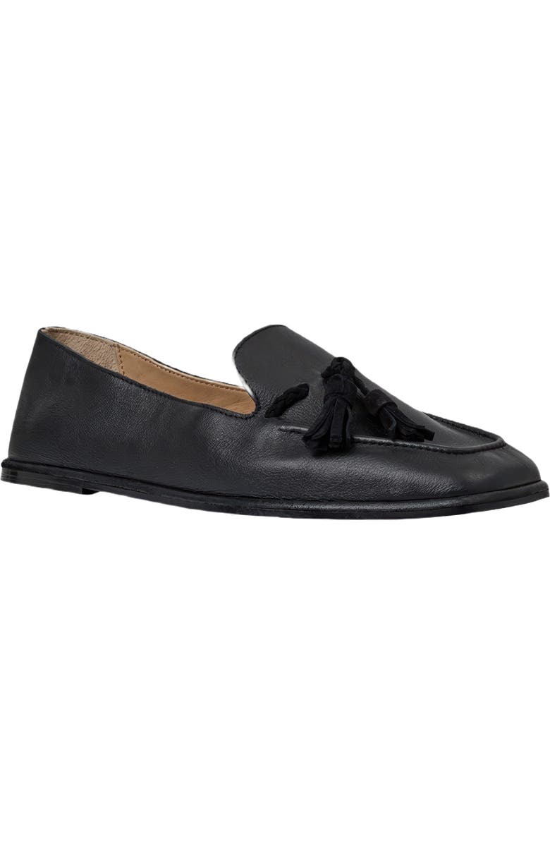 André Assous Pandora Tassel Loafer, Main, color, Black