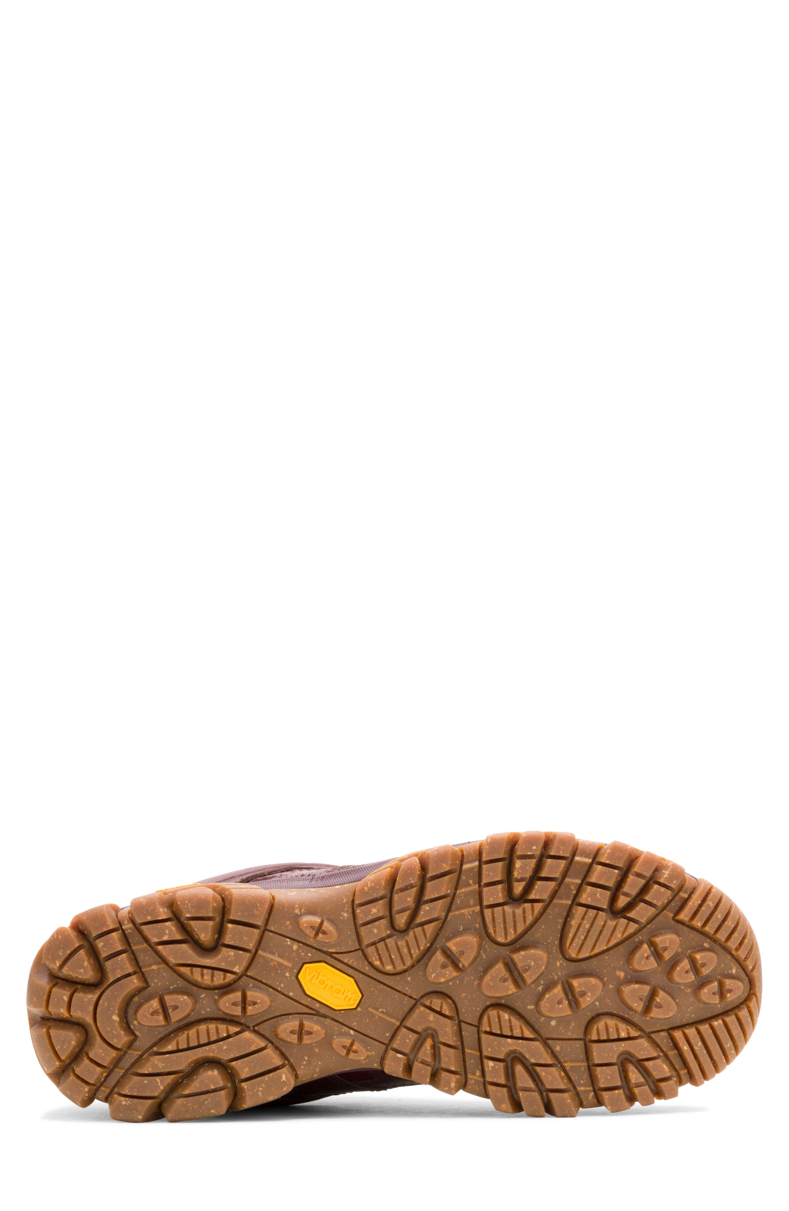 Moab 3 Luxe Leather Hiking Shoe, Alternate, color, VINO