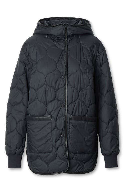 Rag & Bone Phoebe 2-in-1 Coat In Black