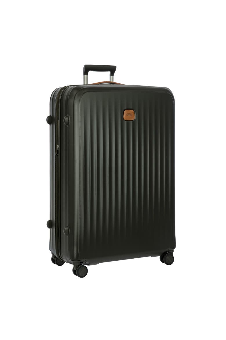 Taormina Hardside Expandable 32" X-Large Checked Spinner Luggage, Alternate, color, Olive