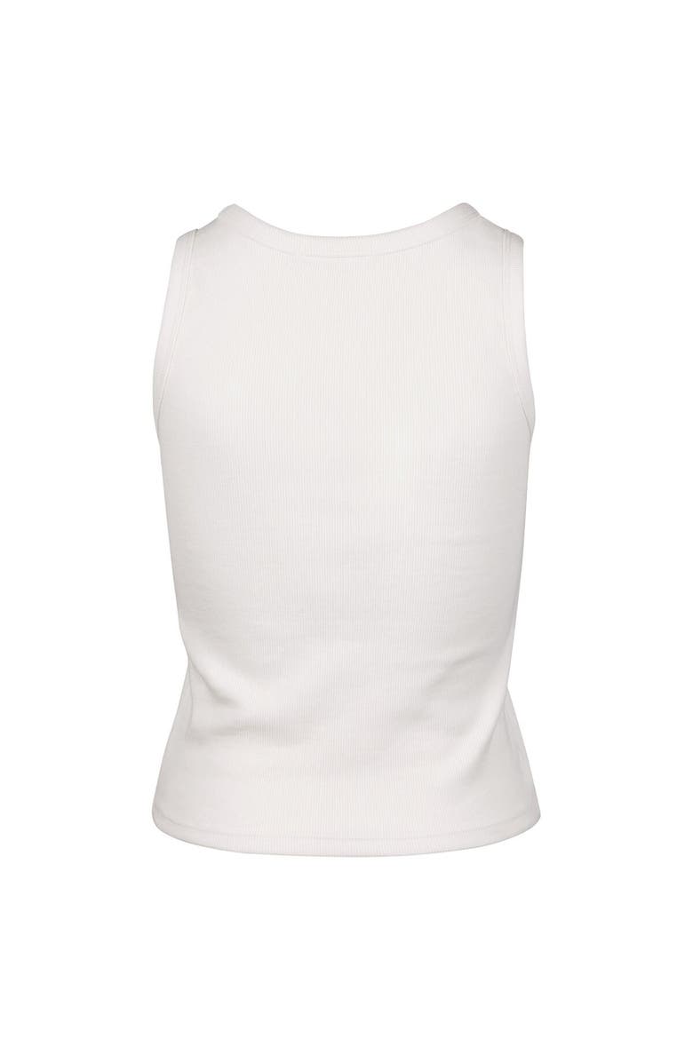 '47 Women's '47  Cream Penn State Nittany Lions Micro Logo Ribbed Cropped Tank Top, Alternate, color, Cream