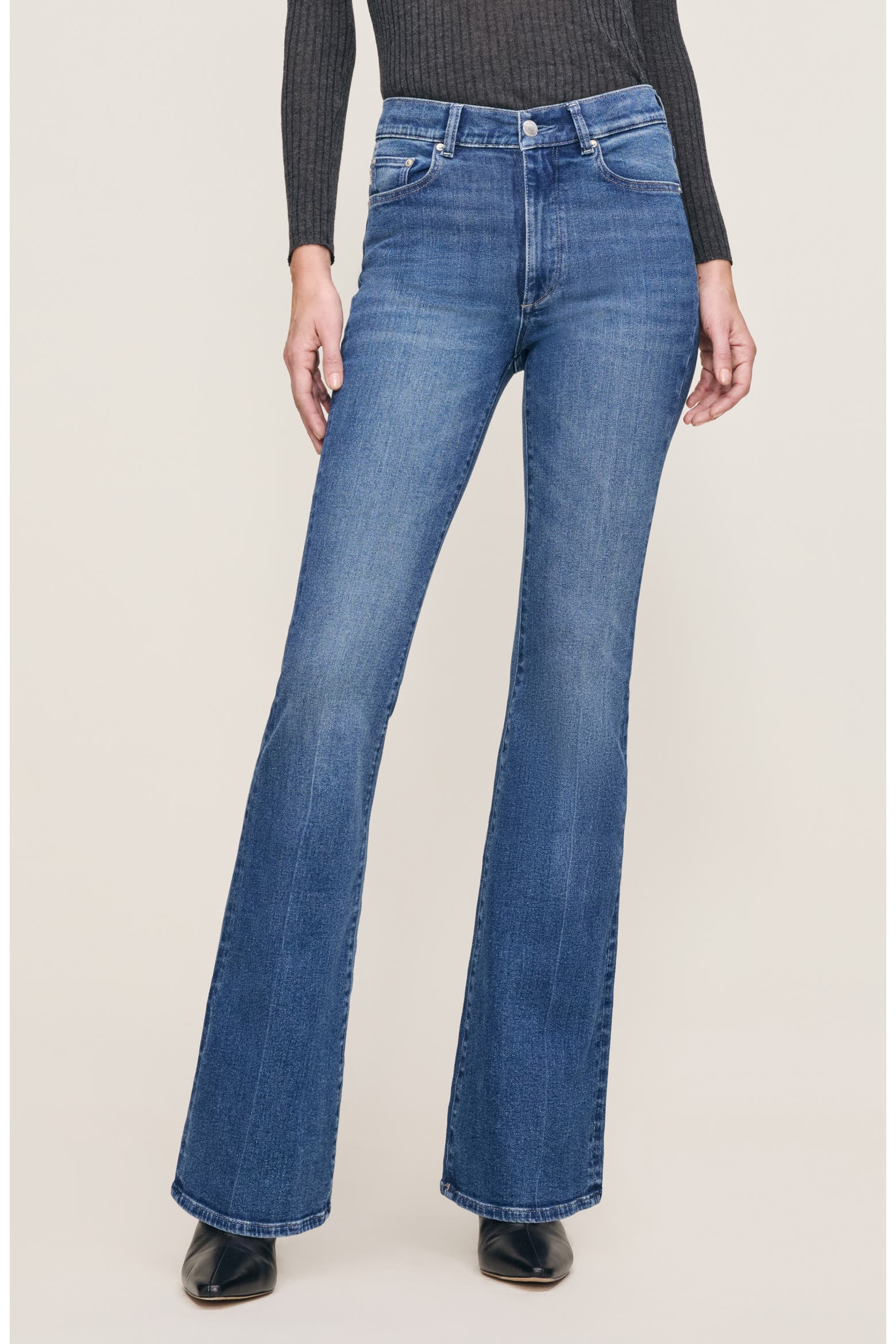 High Rise Building Button Washing DL1961 Bridget Boot Instasculpt™ High Rise Jeans (Women) | Nordstrom