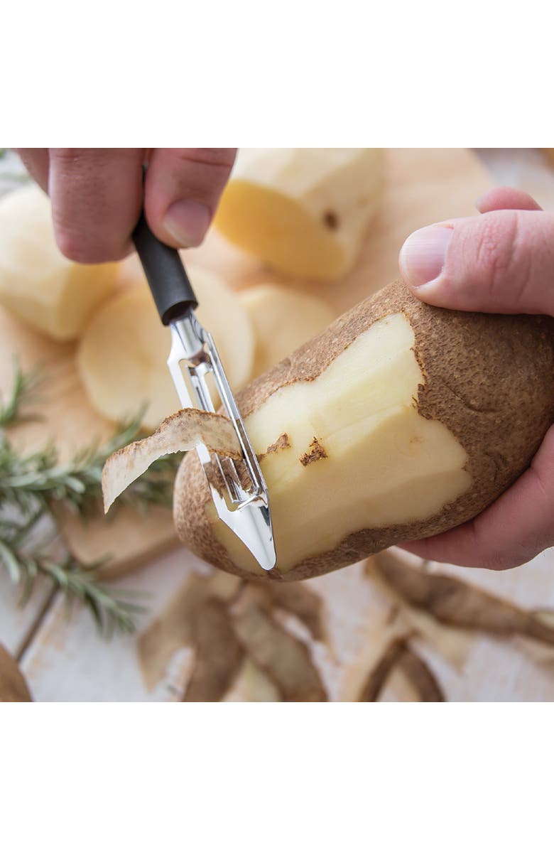 Rada 2 Piece Pare & Peel Knife Set with Gift Box, Alternate, color, Black