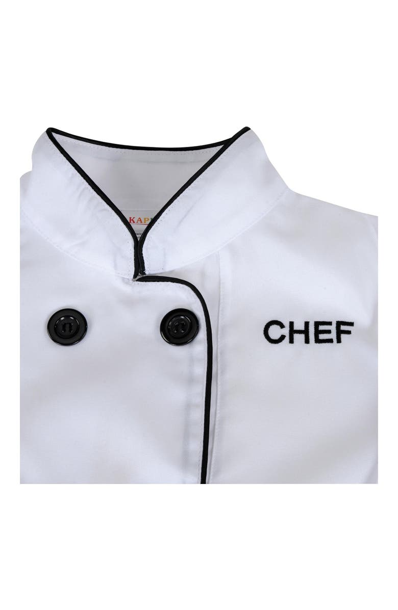 Kaplan Early Learning Company Chef Costume - Dramatic Play Dress-Up Garment, Alternate, color, White