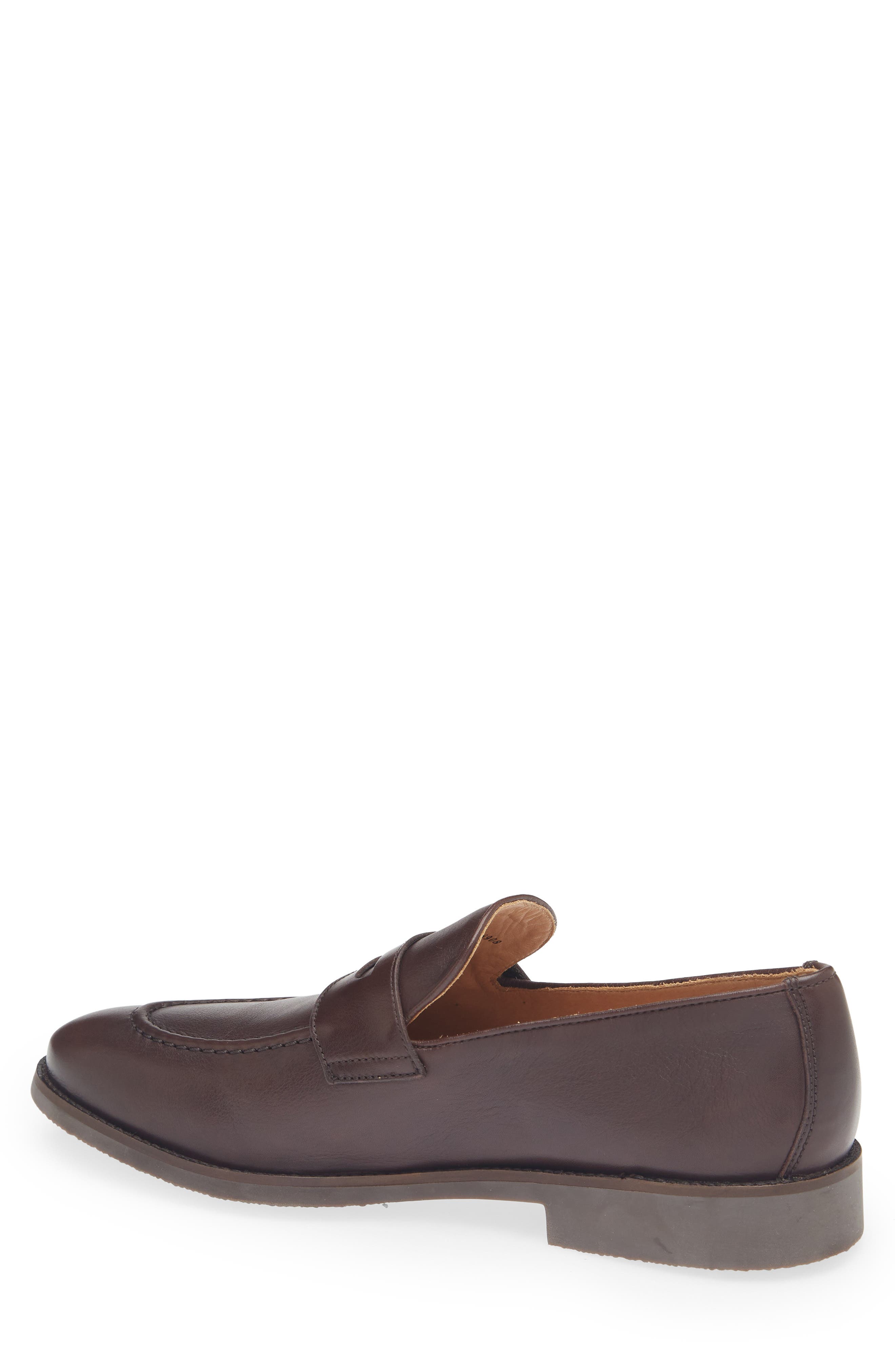 Madison Penny Loafer, Alternate, color, DARK CHOCOLATE