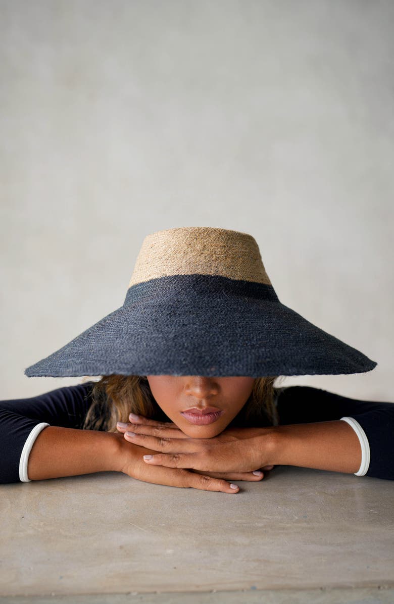 BRUNNA.CO The Riri Duo Jute Straw Hat, Alternate, color,