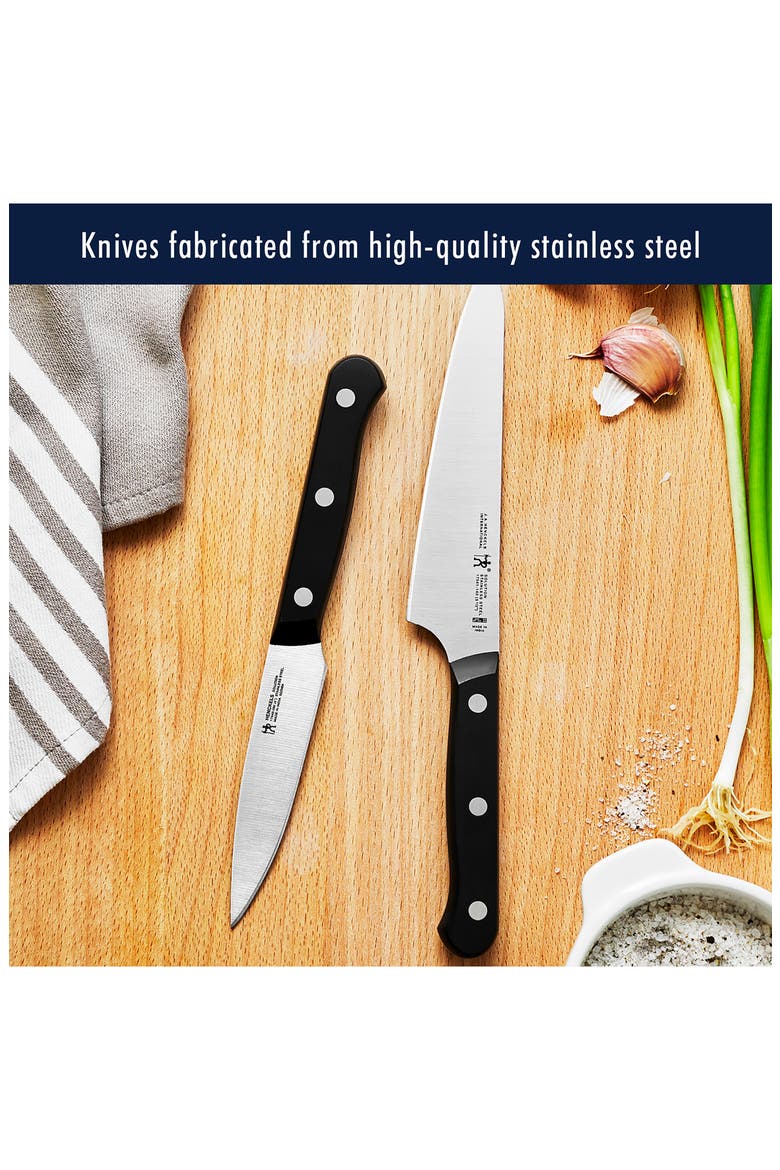 Solution 18-Piece Knife Block Set, Alternate, color, BLACK