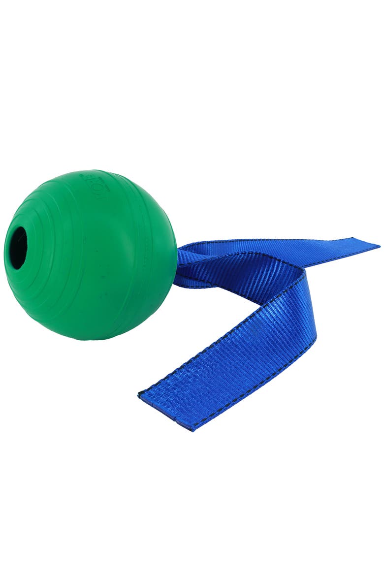 KoreFlex Ball & Tail, Horse Equine Toy, 4.75 Inch Green Ball, Alternate, color, Green