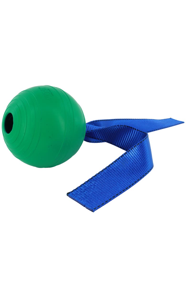 PetKORE KoreFlex Ball & Tail, Horse Equine Toy, 4.75 Inch Green Ball, Alternate, color, Green