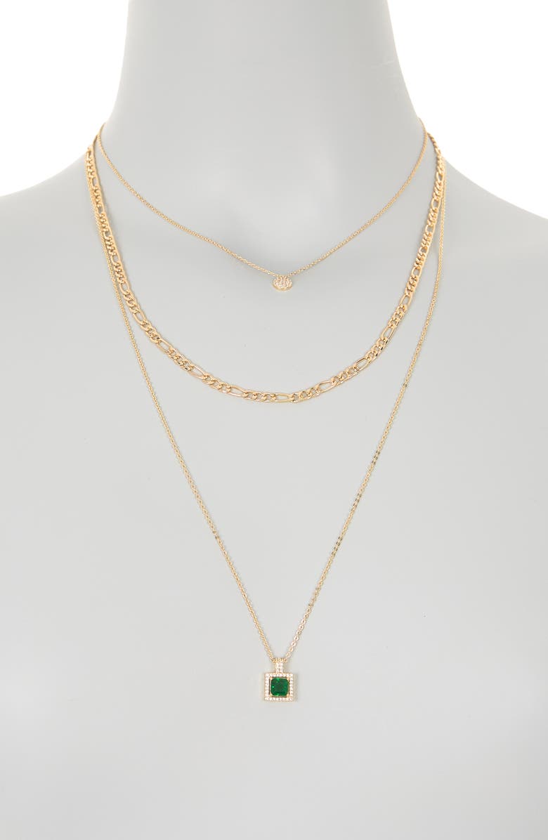 Loren Olivia Crystal Necklaces - Pack of 3, Alternate, color,