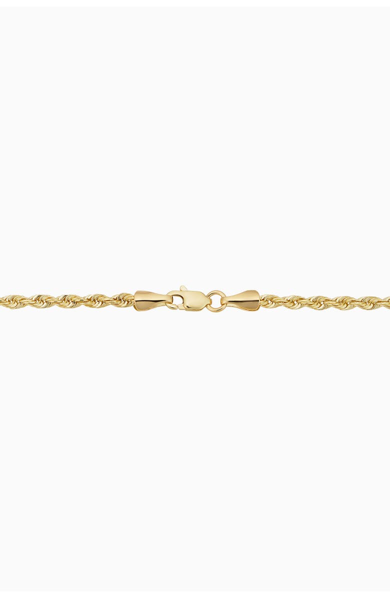 Oradina Men's Titan Rope Bold Chain in 14K Gold, Alternate, color, Yellow Gold