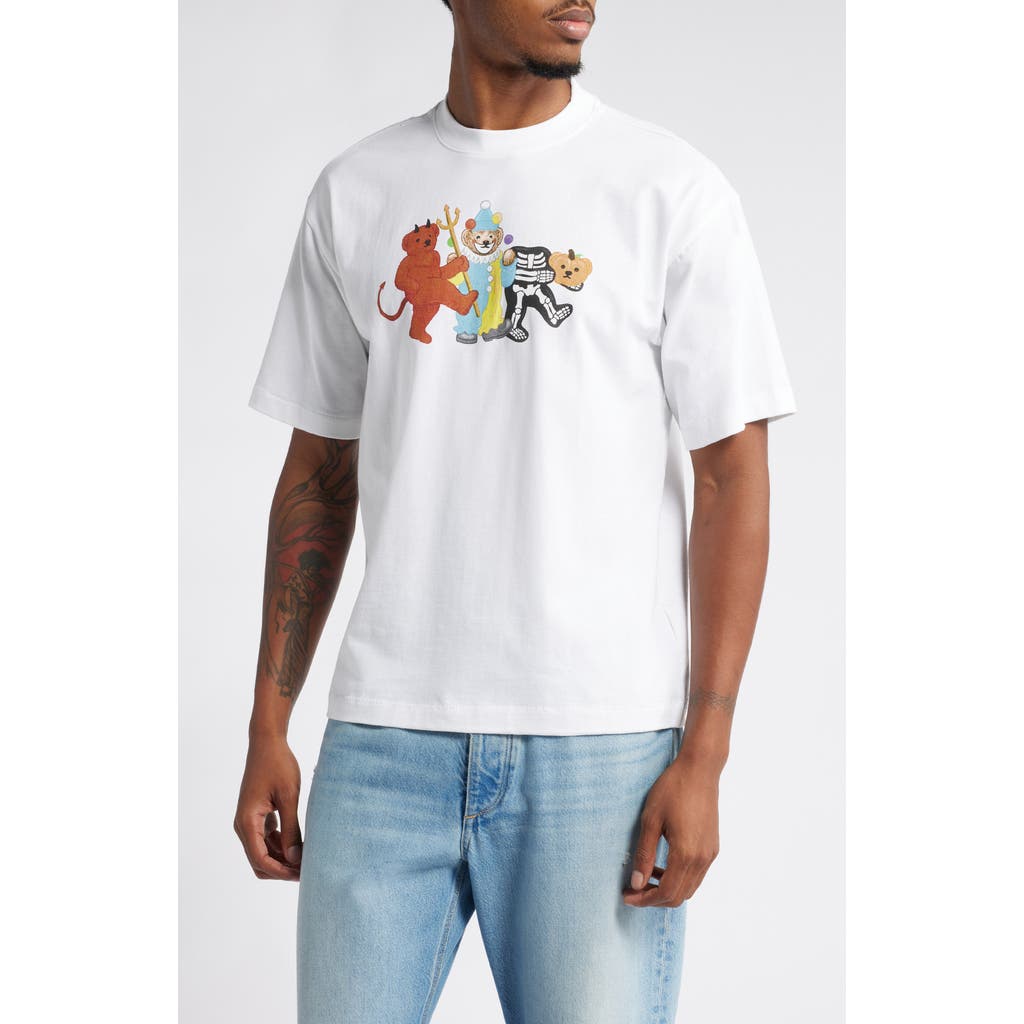 MARKET Tricky Bears Graphic T-Shirt in White