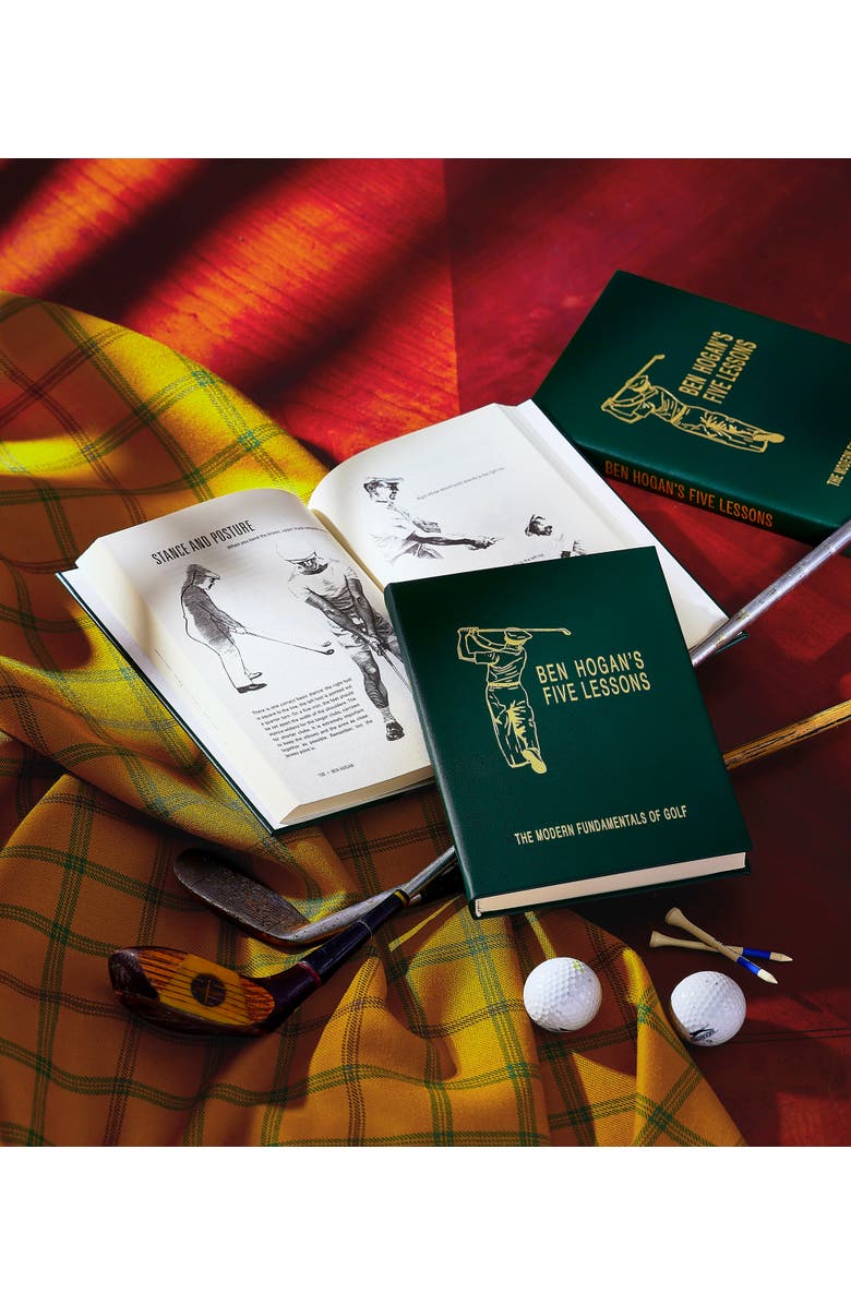 Graphic Image Ben Hogan's Five Lessons The Modern Fundamentals of Golf Leather Edition, Alternate, color, Green