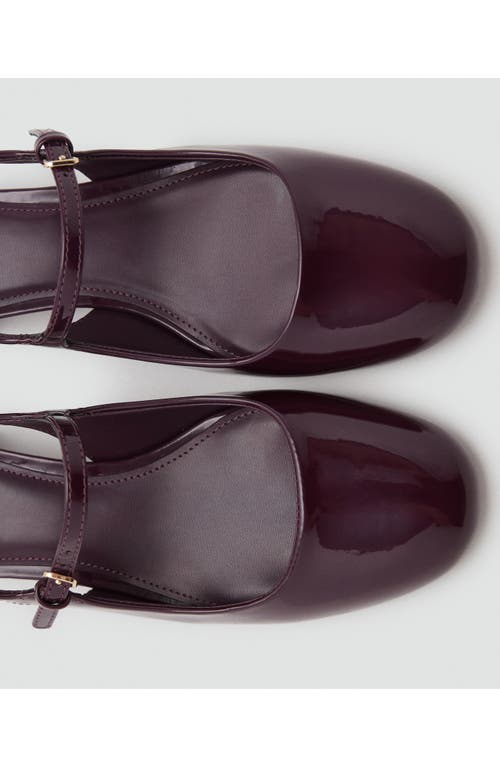 Mango Slingback Pump In Burgundy