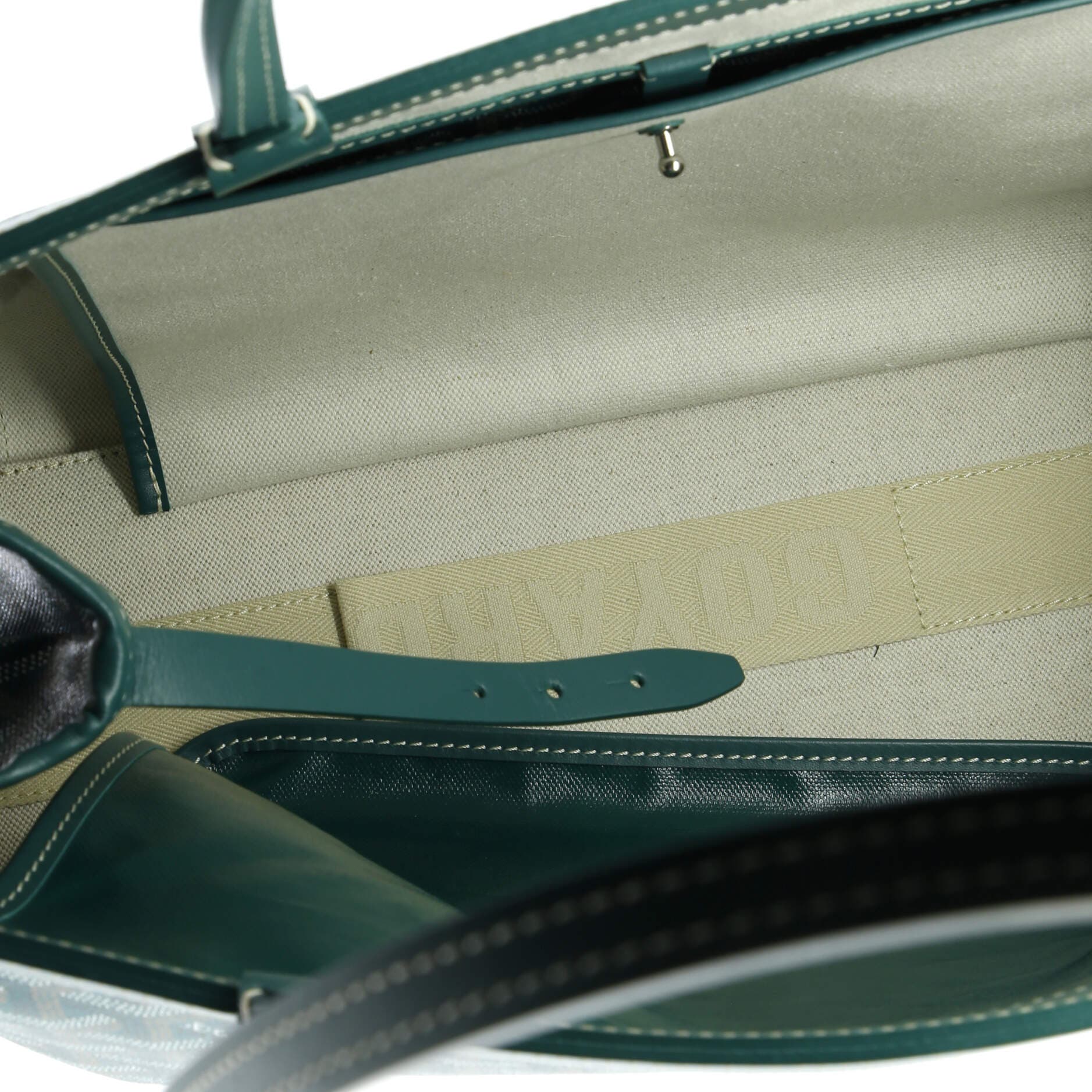 Pre-Owned Goyard Bellechasse Bag Coated Canvas PM, Alternate, color, 