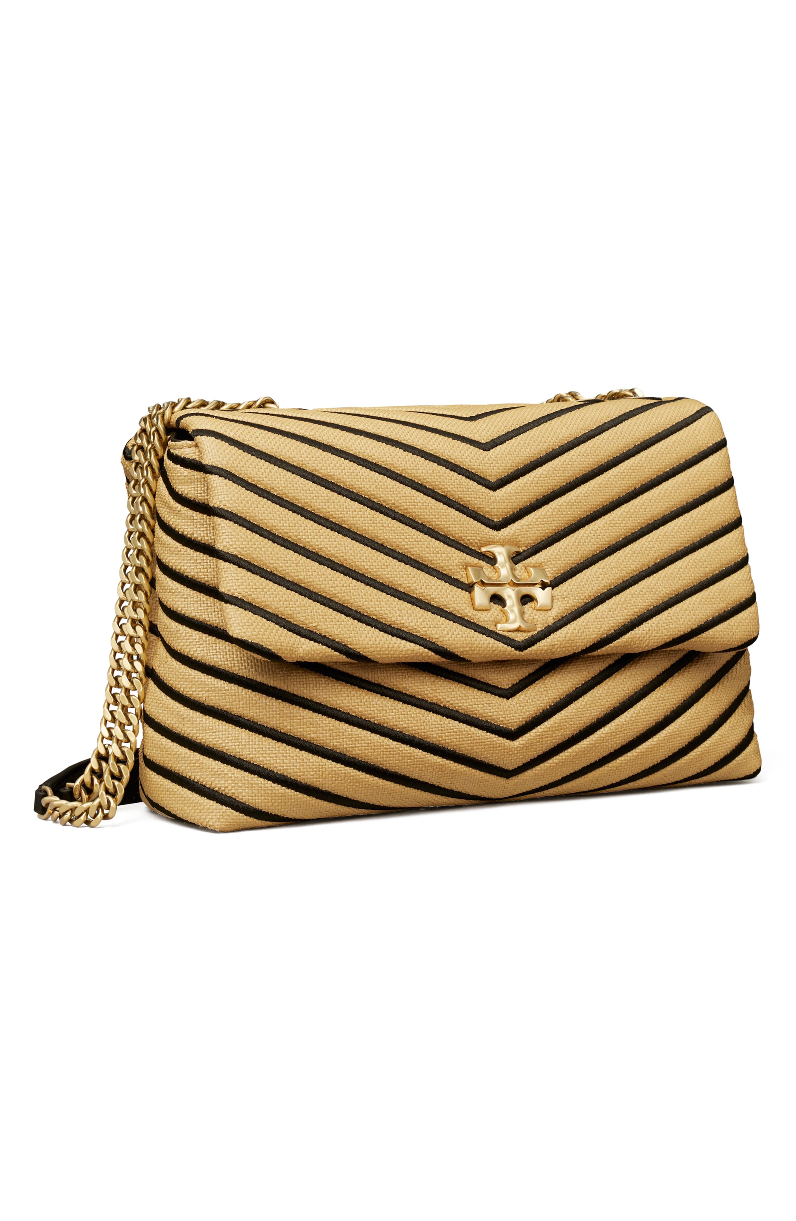 Tory Burch Kira Chevron Straw Convertible Shoulder Bag (Women) | Nordstrom