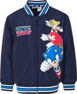 SEGA Sonic the Hedgehog Zip-Up Bomber Jacket
