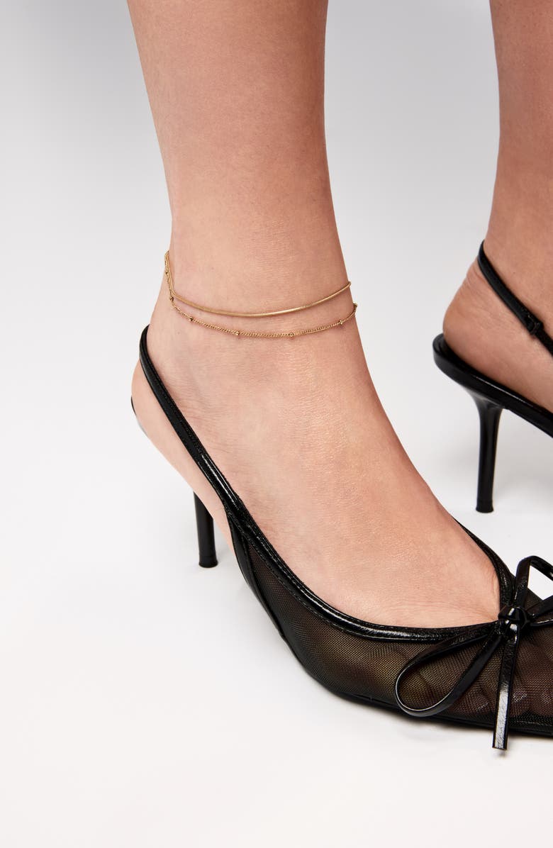 Ana Luisa Gold Anklet - Hallie Anklet, Alternate, color, Gold