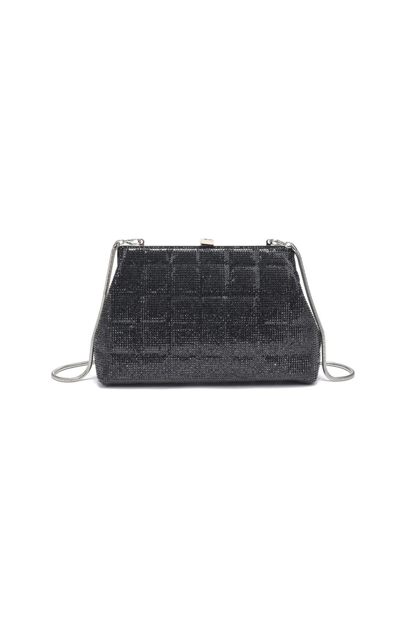 Karla Evening Bag, Main, color, Black