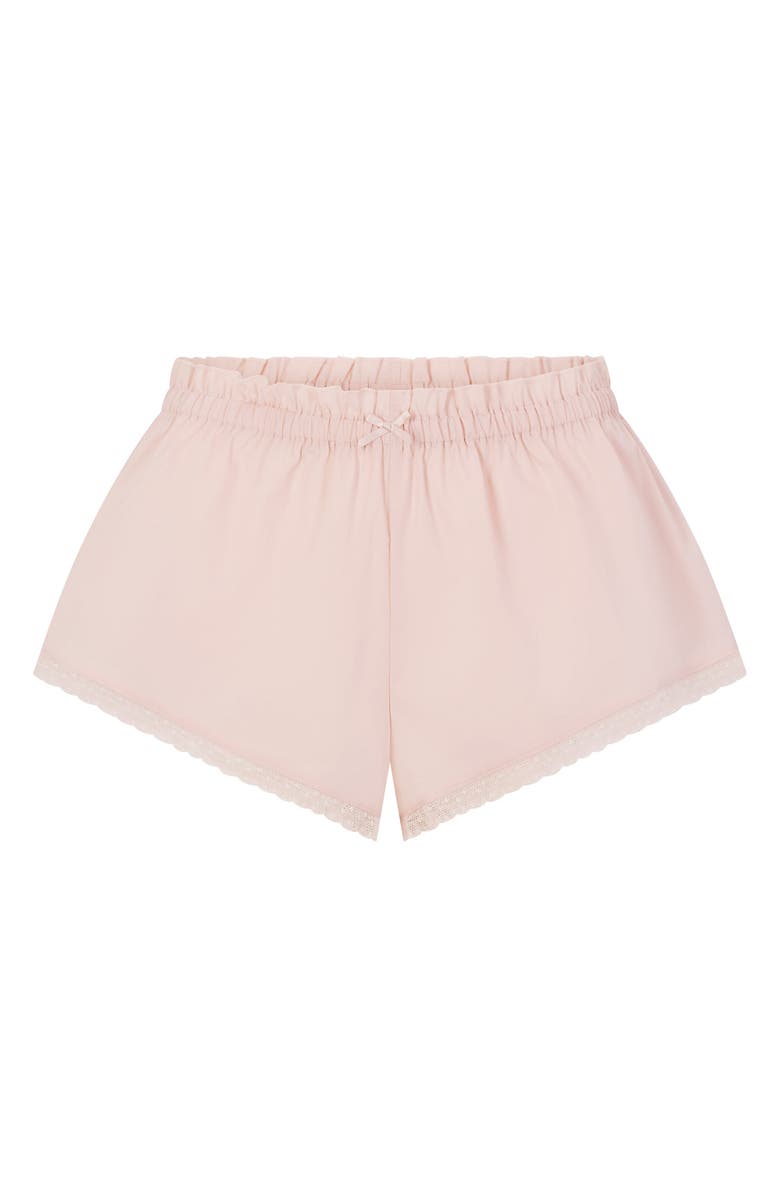 SKIMS Poplin Apparel Shorts, Alternate, color, Dusty Pink