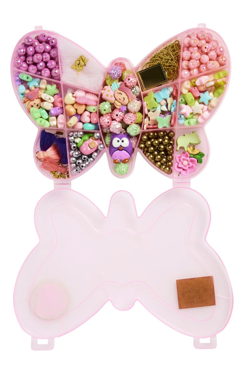 BOTTLEBLOND Kids' Fairy Craft & Jewelry Kit, Alternate, color, Gold/ Purple Multi